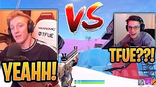 Tfue Got into FaZe Nate Hills Game to 1v1 in a Public Match  Fortnite Best and Funny Moments [upl. by Yenwat637]