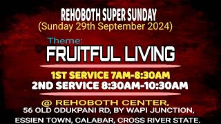 FAITH FOR FRUITFUL LIVING  SUNDAY FIRST  SECOND SERVICE  PASTOR DOUGLAS VINCENT  29TH SEPT 2024 [upl. by Ettenauq]