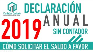 Devolución de Impuestos 2019  Declaración Anual Personas Fisicas 2020  DeclaraSAT [upl. by Ojimmas]