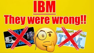 Is IBM Really A Good Dividend Investment As People Say IBM Analysis 2023 [upl. by Urbas]