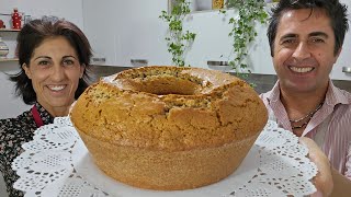 Ciambella del nonno senza glutine con noci e cioccolato  Ricetta [upl. by Asiram434]