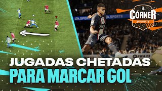 Las JUGADAS más CHETADAS para marcar GOL  EL CÓRNER [upl. by Tarrah]