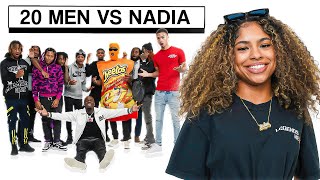 20 MEN VS 1 YOUTUBER  ​⁠Nadia [upl. by Yeoz970]