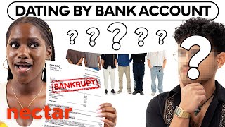 blind dating men by bank accounts  vs 1 [upl. by Nawram]