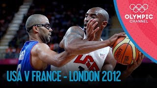 Basketball  Men  USAFRA  London 2012 Olympic Games [upl. by Pheni]