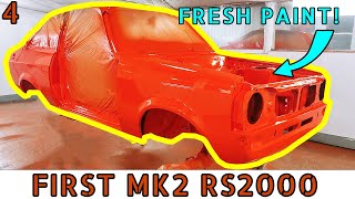 First Ford Escort Mk2 RS2000  Painting the shell and panels  Part 4 [upl. by Nnorahs]