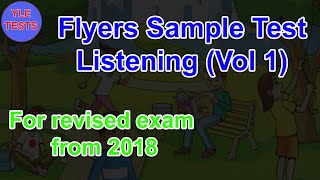 2018 Cambridge Sample Test Flyers Listening Vol 1 With Answers [upl. by Novikoff]