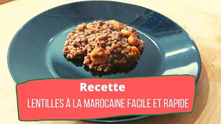 Recette  Lentilles au Cookeo [upl. by Sonnnie]