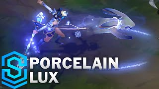 Porcelain Lux Skin Spotlight  PreRelease  League of Legends [upl. by Maria]