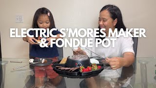 2 in 1 Electric S’mores Maker amp Fondue Pot [upl. by Aelram]