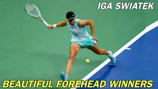 Iga Swiatek Top 10 Beautiful Forehand Winners  Best Shots HD [upl. by Corron442]