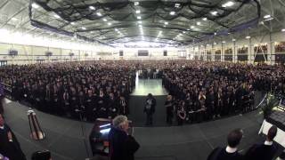 UWWhitewater commencement timelapse video [upl. by Yrrol]