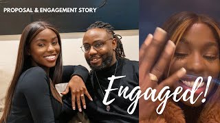 Were Engaged  Our Engagement Story with secret footage  Lydia Dinga [upl. by Amapuna]