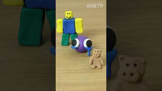 I made a Purple Rainbow Friends from Lookies roblox rainbownfriends clay [upl. by Erik]