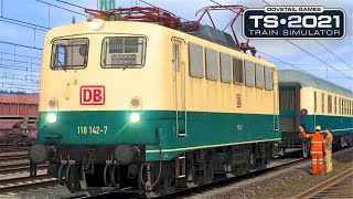 Deutsche Bundesbahn Nahverkehr der 90er Jahre  TRAIN SIMULATOR 2021  Hamburg  Lüneburg  BR 110 [upl. by Nagear]