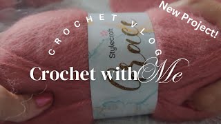 Fun Crochet Project  Crochet Along crochet vlog slowfashion [upl. by Rheims997]