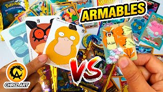 Cartas Pokemon 3 Reyes Armables VS los de Frito Lay  CHRIZ ART [upl. by Quinton]