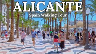 Alicante Spain  4K Walking Tour 2023 [upl. by Nylareg]