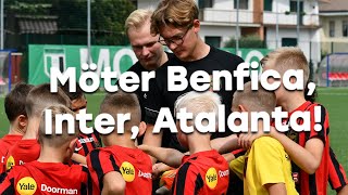 Följer med BP P141 till toppturnering i Italien 2 Inter Benfica och Atalanta [upl. by Tracie]