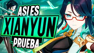 XIANYUN ES JODIDAMENTE INCREIBLE ⭐ PRIMERAS IMPRESIONES y POSIBLES BUILDS  Genshin Impact [upl. by Aduhey599]