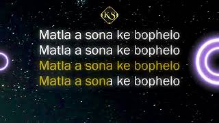 Benjamin Dube ft Thandiwe Mnguni  Lona baratang ho Phela  karaoke  Instrumental with lyrics [upl. by Feola367]