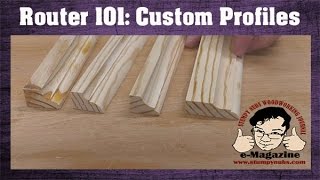 How to make custom molding profiles with just a few basic router bits [upl. by Tench]