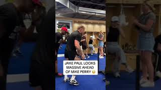 JAKE PAUL LOOKS MASSIVE AHEAD OF MIKE PERRY 😳 [upl. by Wynny420]