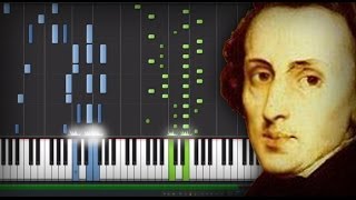 Synthesia Chopin  Waltz in e minor 50Better Version [upl. by Richlad]