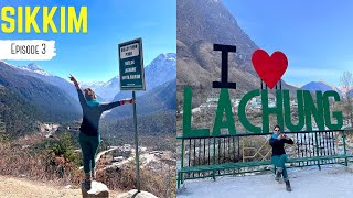 LACHUNG  Most Beautiful Place I Saw In Sikkim  Journey  Ep 3  Zero Point amp Valley Of Flowers [upl. by Irahcaz]