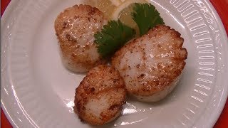 Pan Seared Scallops A La Hells Kitchen  Noreens Kitchen [upl. by Showker]