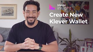 Creating a new crypto wallet is easy  Klever Insight [upl. by Ynaffat]