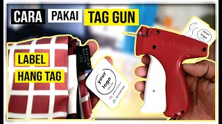 CARA PASANG LABEL PRODUK DENGAN TAGGING GUN [upl. by Hacker]