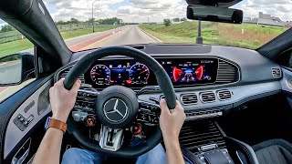 2024 MercedesAMG GLE 63 S Coupe  POV Test Drive Binaural Audio [upl. by Denyse186]