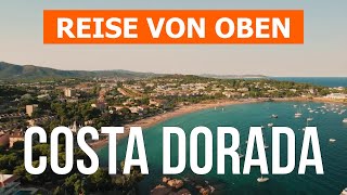 Costa Dorada Spanien  Luftaufnahmen Video 4k  Costa Dorada von Drohne [upl. by Tandy507]