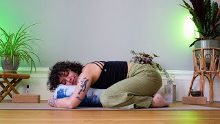 25 MIN YOGA FOR YOUR PERIOD  gentle yoga for menstruation [upl. by Panthea]