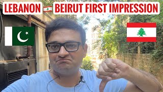 FIRST IMPRESSION OF BEIRUT LEBANON l PAKISTANI IN LEBANON [upl. by Atiuqad]