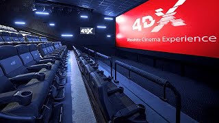 4DX Cinemas Next Generation  Motion Seats Wind Fog Lighting Bubbles Water amp Scents [upl. by Sicard135]