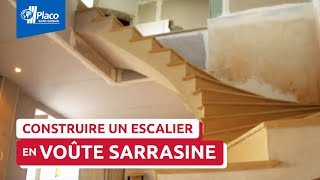 Comment construire un escalier en voûte sarrasine   Trophées Placo® 2013 [upl. by Honeywell555]