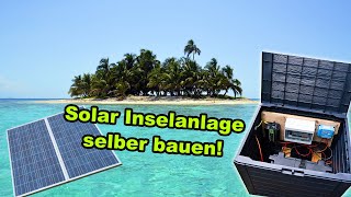 SOLAR INSELANLAGE SELBER BAUEN  FÜR MÄHROBOTER AUSFÜHRLICHE ERKLÄRUNG amp VERKABELUNG  FACTOREM [upl. by Ohnuj]