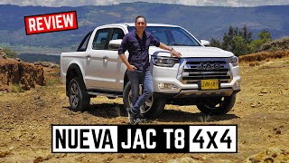 JAC T8 4x4 🔥 Una poderosa y eficiente pickup 🔥 Prueba  Reseña [upl. by Neelrahs983]