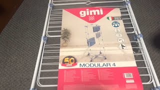 Gimi Modular 4 TurmWäscheständer aus Stahl 40 m Trockenlänge [upl. by Alysia]