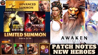 Awaken Chaos Era  Patch Notes  New Heroes [upl. by Nollaf]