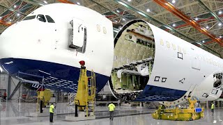 Inside the Massive Airbus A380 Production Line Factory [upl. by Kcim459]