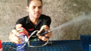 Como Limpar Bico Injetor em Casa Muito Facil Limpar Bico Injetor fuel injection cleaning [upl. by Ymorej]