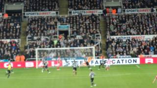 Adam Johnson smb goalNewcastle 0  1 Sunderland [upl. by Cleland]