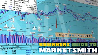 Complete Beginners Guide to MarketSmith Chart Reading List Construction Data Points and more [upl. by Ailisec966]