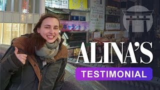 Hotel amp Tourism Internship in Osaka  Alinas Testimonial [upl. by Assirod]