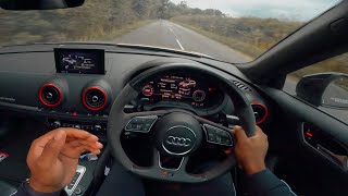 POV DRIVE IN A 550BHP 2018 AUDI RS3 [upl. by Chantal783]