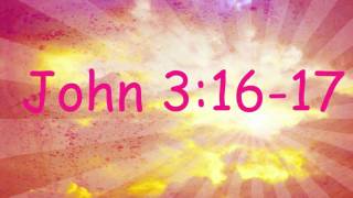 John 316  Bible Memory Verse Song For Children [upl. by Domela]