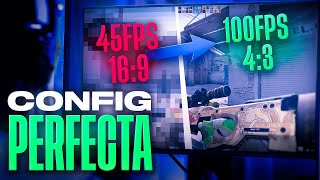 GUÍA COMPLETA para CONFIGURAR CSGO 2022  COMPETITIVO Resolución FPS Binds Sens etc [upl. by Corilla]